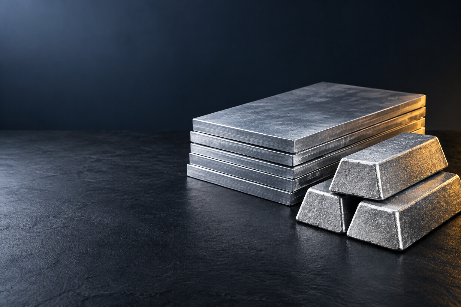 Zinc ingots