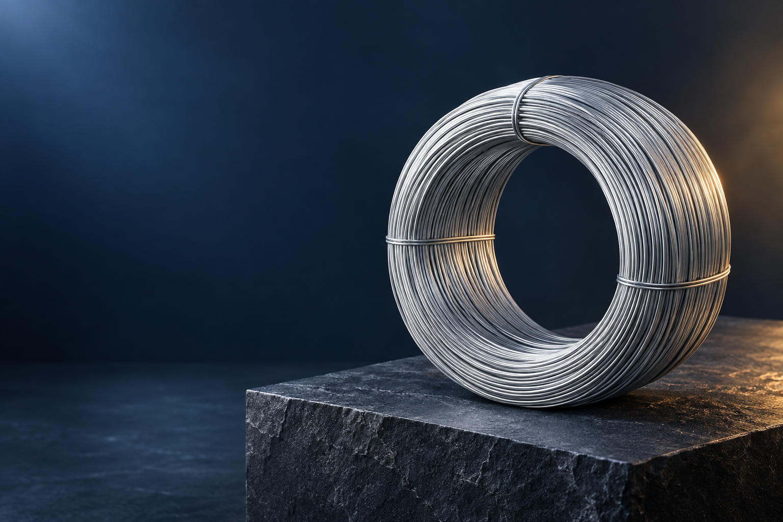 Zinc wire coil